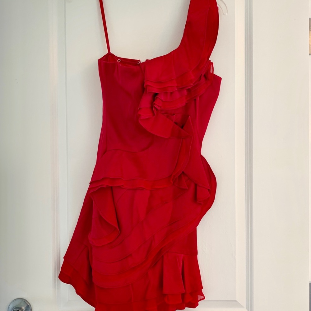 BcbgMaxazria red mini dress